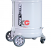 KraftWell KRW1803.80 Установка для слива масла/антифриза с круглой подъемной ванной, мобильная