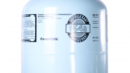 KraftWell R134a Фреон (хладагент) R134a баллон 13, 6 кг.