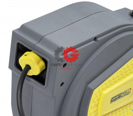 KraftWell KRW1731E Катушка электрическая 15 м, 3х1,5 мм2, автосмотка