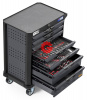 KraftWell KRW-TTG+SET277 Тележка с 7 ящиками + инструмент 277 предметов