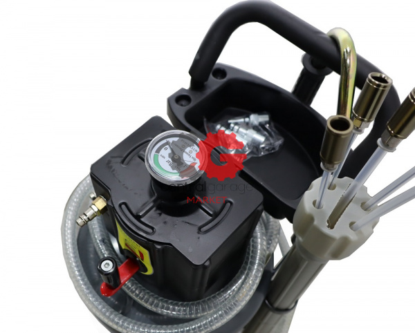 KraftWell KRW1837 Установка для откачки масла и антифриза, 30 л