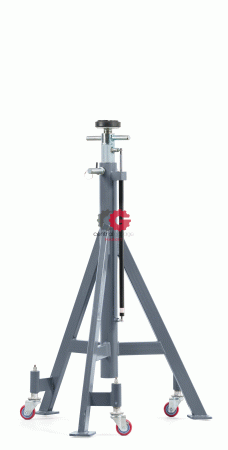 KraftWell KRWJS7.5H Стойка опорная г/п 7,5 т., высота 1,4-2,02 м, с пневмолифтом