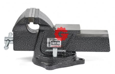 KraftWell KRW0150 Тиски слесарные вращающиеся 150 мм