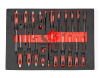 KraftWell KRW-TTG+SET157 Тележка с 5 ящиками + инструмент 157 предметов