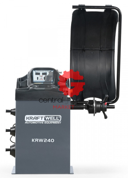 KraftWell KRW240 Балансировочный станок с ручным вводом параметров и цифровым дисплеем