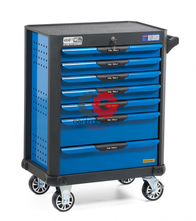 KraftWell KRW-TTB+SET277 Тележка с 7 ящиками + инструмент 277 предметов