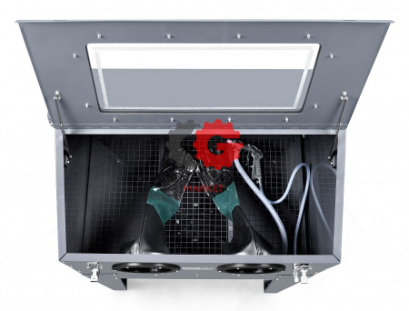 KraftWell KRW-SB220F Камера пескоструйная, фронтальная загрузка, 220 л