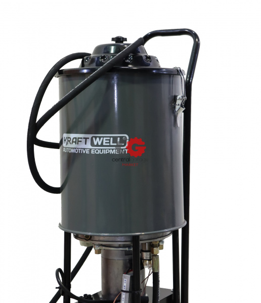 KraftWell KRW1797.EN Нагнетатель солидола мобильный с электроприводом, 24В