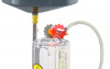 KraftWell KRW1839.80L Установка слива/откачки масла, ванна+бак, 100 л