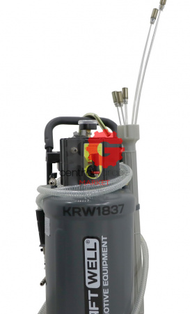 KraftWell KRW1837 Установка для откачки масла и антифриза, мобильная