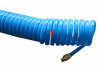 KraftWell KRW-HC101415M14 Шланг полиуретановый, спиральный 10х14 мм, 15 м