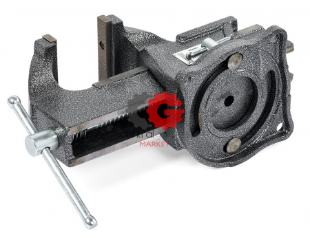 KraftWell KRW0150 Тиски слесарные вращающиеся 150 мм