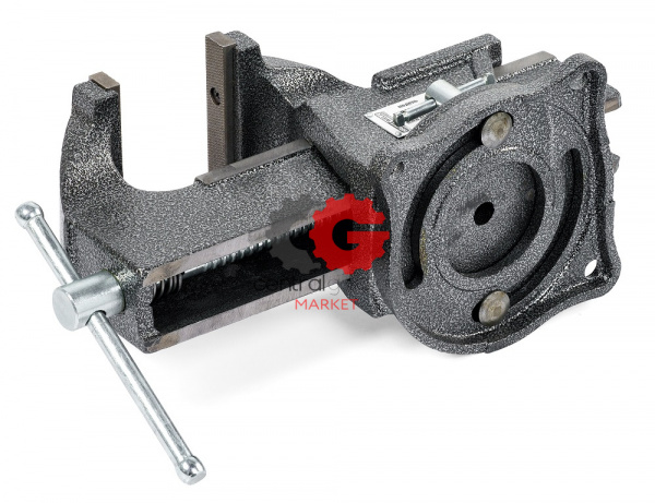 KraftWell KRW0150 Тиски слесарные вращающиеся 150 мм