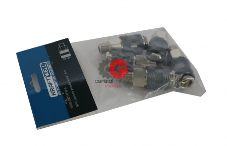 KraftWell KRW-QC14FM-5 БРС "мама", резьба M1/4", 5 шт