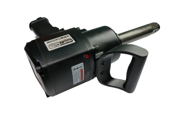 KraftWell KRW2400IW Гайковерт пневматический ударный 3/4" с комплектом ударных головок, 1800 Нм