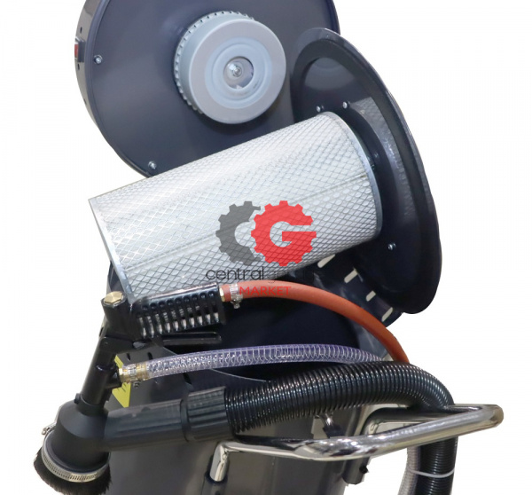 KraftWell KRW-SB100H Установка пескоструйная, бак для песка 104 л