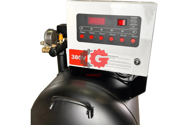 KraftWell KRW-AC1500-280L Поршневой безмасляный компрессор KraftWell 1500 л/мин, 10 бар, 280 л, 380 В