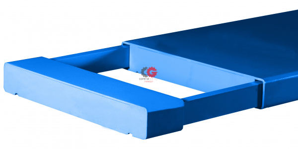 KraftWell KRW360SU_blue Подъёмник ножничный короткий заглубляемый г/п 3600 кг.
