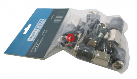 KraftWell KRW-QC14FF-10 БРС "мама", резьба F1/4", 10 шт