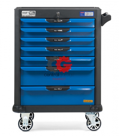 KraftWell KRW-TTB+SET277 Тележка с 7 ящиками + инструмент 277 предметов