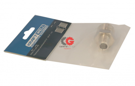 KraftWell KRW-TF12M14M Переходник резьбовой M1/2" - M1/4", 1 шт
