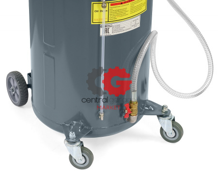 KraftWell KRW1803.80L Установка слива масла, подъемная ванна, 90 л
