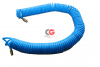 KraftWell KRW-HC050815M14 Шланг полиуретановый, спиральный 5х8 мм, 15 м