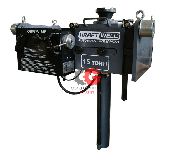 KraftWell KRWTPJ-15P Домкрат канавный 15 т, пневмогидравлический