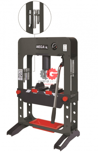 MEGA PRS15_grey Пресс 15 т. настольный с ручным приводом