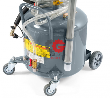 KraftWell KRW1836 Установка откачки масла с мерной емкостью, 40 л