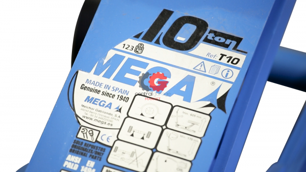 MEGA T10 Домкрат подкатной гидравлический г/п 10000 кг.