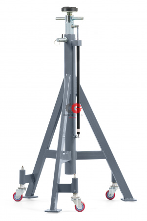 KraftWell KRWJS7.5H Стойка опорная г/п 7,5 т., высота 1,4-2,02 м, с пневмолифтом