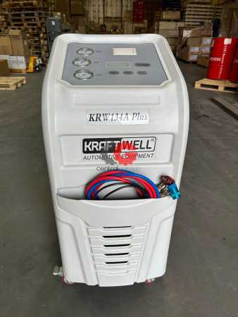 KraftWell KRW134APlusPR_demo Станция автоматическая для заправки автомобильных кондиционеров с принтером