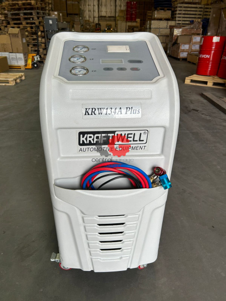 KraftWell KRW134APlusPR_demo Станция автоматическая для заправки автомобильных кондиционеров с принтером