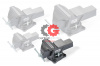 KraftWell KRW0125 Тиски слесарные вращающиеся 125 мм