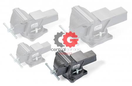 KraftWell KRW0125 Тиски слесарные вращающиеся 125 мм