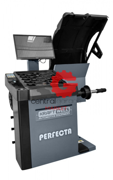 KraftWell KRW246E Балансировочный станок автоматический PERFECTA с сенсорным дисплеем 21,5"