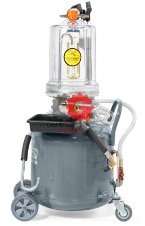 KraftWell KRW1836 Установка откачки масла с мерной емкостью, 40 л