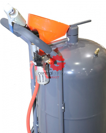KraftWell KRW-SB20H Установка пескоструйная, бак для песка 74 л