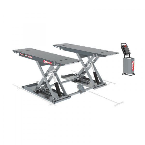 Подъёмник электрогидравлический шиномонтажный 3 т. RAL7040, BRIGHT, OMEGA 300E Код товара: 201260