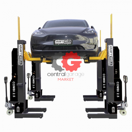 KraftWell COMBI2.5 Колонны подкатные г/п 4х2,5 т. электрогидравлические беспроводные