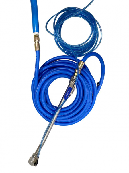 Установка AktiSpray AvS-10-20RA-DUO (2 компрессора) для нанесения гидроизоляционных материалов и шпатлевки (с автоматикой, к-т с рукавами и распылитем)
