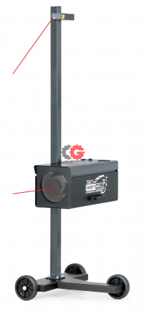 KraftWell HBA19DL2LX Прибор проверки света фар с двумя лазерами