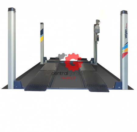 Velyen 4ED1600 Подъемник четырехстоечный г/п 5000 кг. платформы гладкие с вырезом под люфт-детектор
