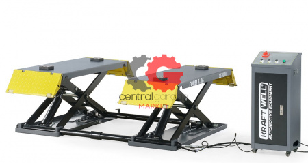 KraftWell FORBI 3.5G Подъёмник комплект ножничный г/п 3,5 т.  шиномонтажный мобильный