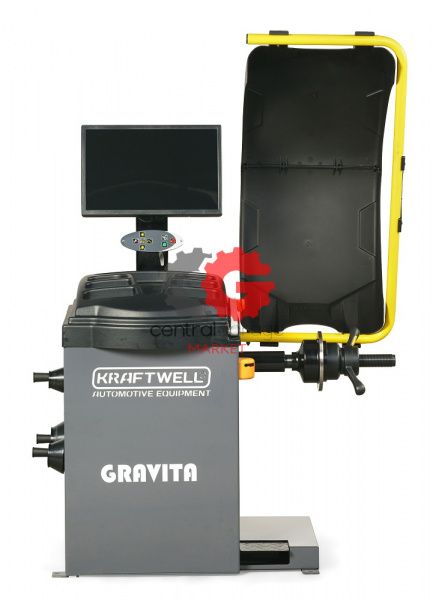 KraftWell GRAVITA Балансировочный станок автомат с ЖК монитором 19", лазер, ГОЛОС