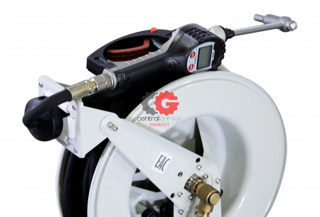 KraftWell KRW1742S Комплект для раздачи масла из бочек, настенный, с катушкой