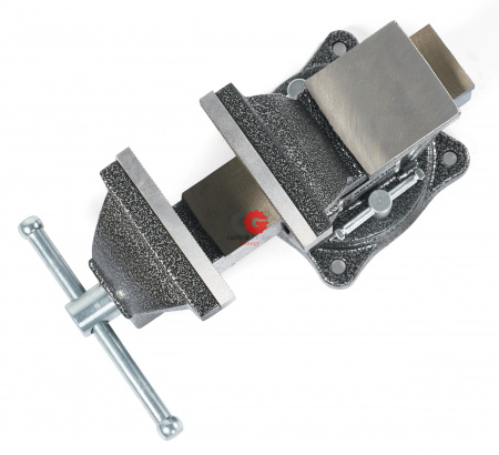 KraftWell KRW0100 Тиски слесарные вращающиеся 100 мм