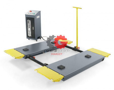 KraftWell FORBI 3.5G Подъёмник комплект ножничный г/п 3,5 т.  шиномонтажный мобильный