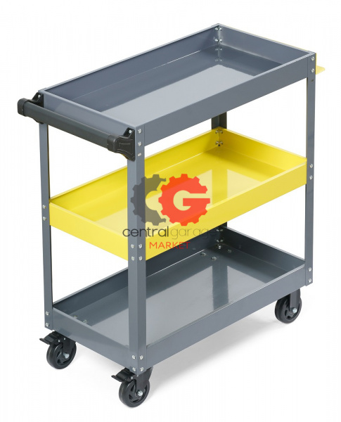 KraftWell KRW-T3GL Тележка с 3 открытыми полками